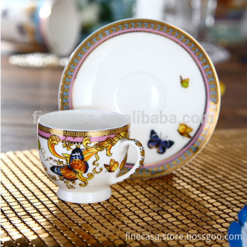 100CC Luxury Fine Bone China Turkish Coffee Ceramic Cup                
                                    Quality Assured